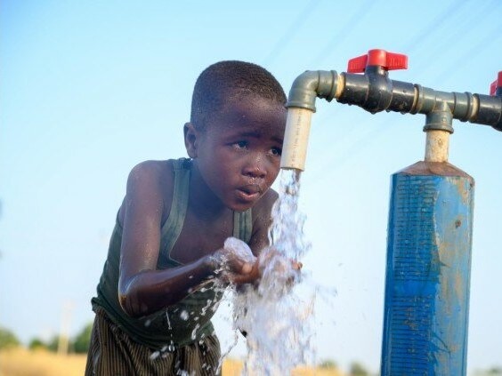 Water access and community development illustration